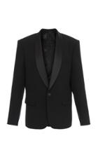Moda Operandi Balmain Oversized Crepe Tuxedo Jacket Size: 34