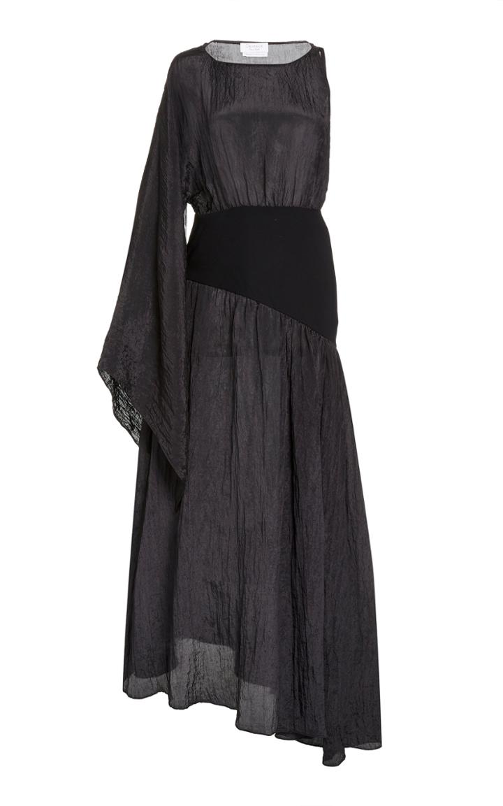 Moda Operandi Deveaux Nora One-shoulder Broadcloth Dress