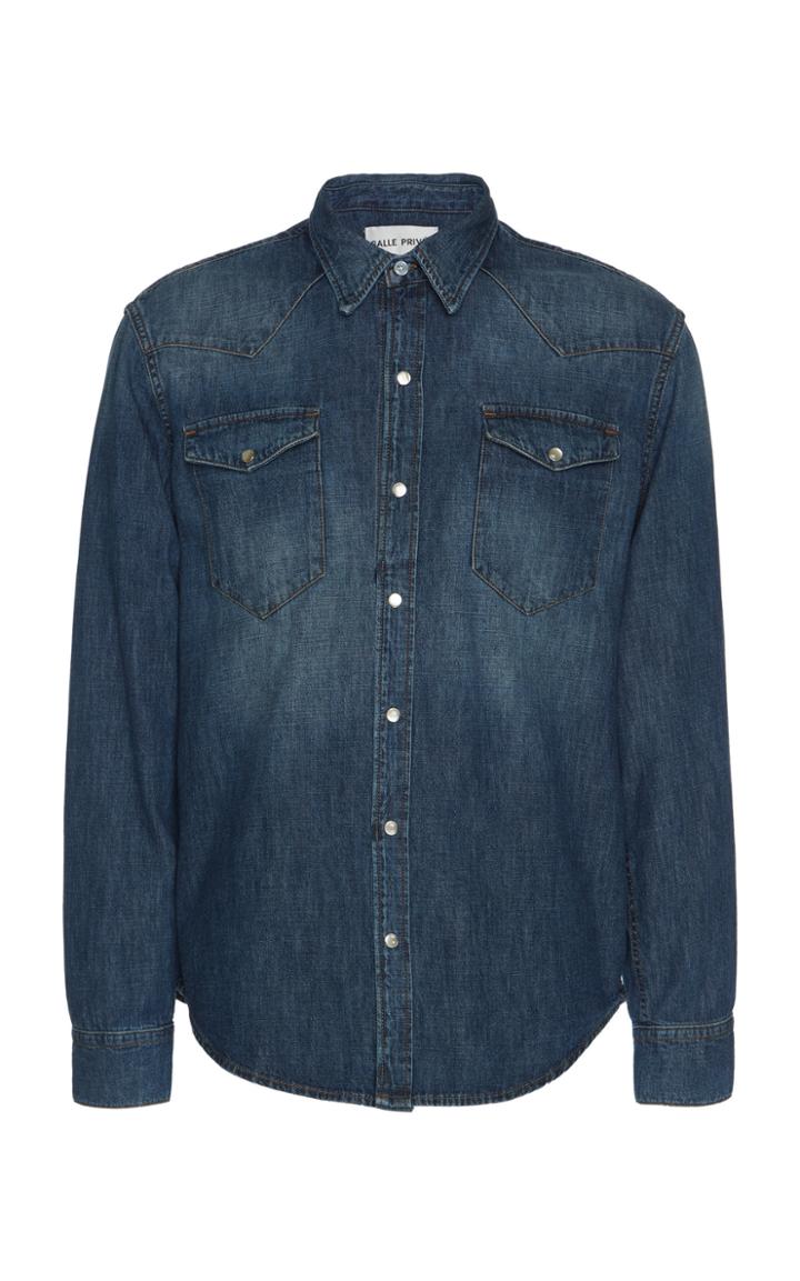 Salle Prive Rohe Denim Western Shirt
