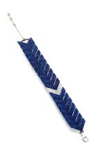 Busatti Arrow 18k White Gold Sapphire And Diamond Bracelet