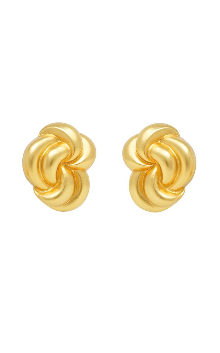 Moda Operandi Ben-amun 24k Gold-plated Knotted Clip Earring