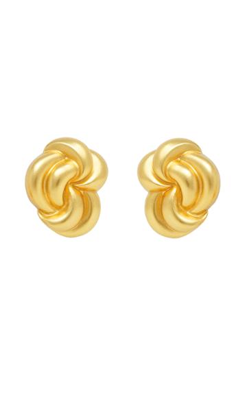 Moda Operandi Ben-amun 24k Gold-plated Knotted Clip Earring