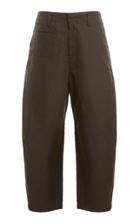 Lemaire Garment-washed Cotton-linen Tapered Military Pants