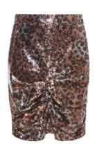 Msgm Cheetah Mini Skirt