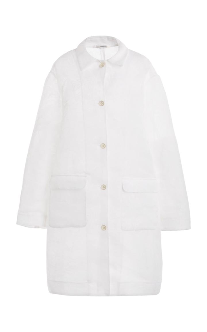 Moda Operandi Cecilie Bahnsen Martha Oversized Textured Organza Coat