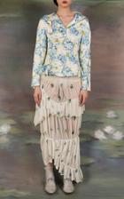 Moda Operandi Yuhan Wang Printed Satin Blouse