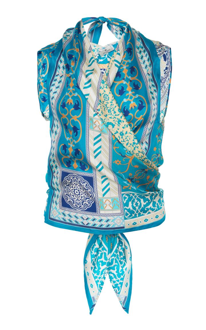 Moda Operandi Etro Silk Wrap Top