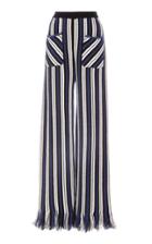Rosie Assoulin Cashmere Fringe Knit Pants