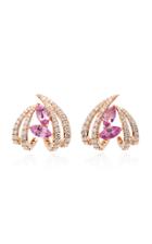 Hueb Exclusive 18k Rose Gold, Sapphire And Diamond Earrings