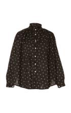 Alix Of Bohemia Kiki Onyx Flower Shirt