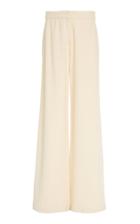 Arj Franci Wide Leg Crepe Pants