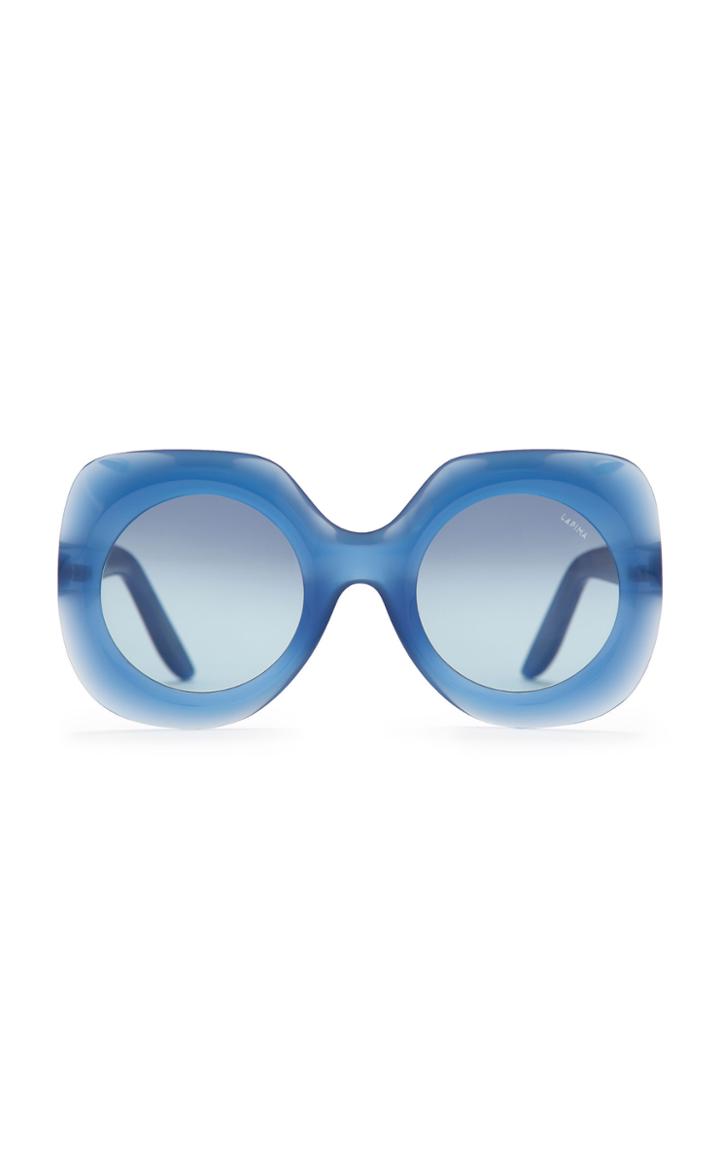 Lapima Paula Round-frame Acetate Sunglasses
