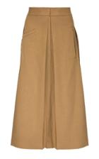 Babukhadia Pleated Midi Skirt