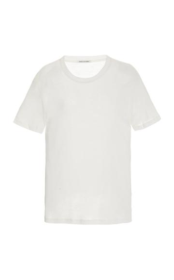Frances De Lourdes Johnny Oversized Cashmere-silk T-shirt