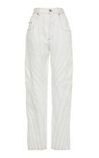 Mugler High-rise Spiral Straight-leg Jeans