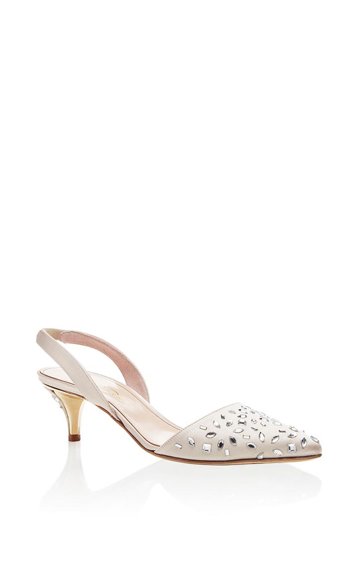 Oscar De La Renta Sami Strass 45mm Slingback