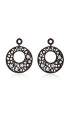 Nancy Newberg Pearl And Diamond Bubble Hoops