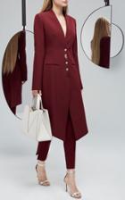 Cushnie Et Ochs Joana Long Coat