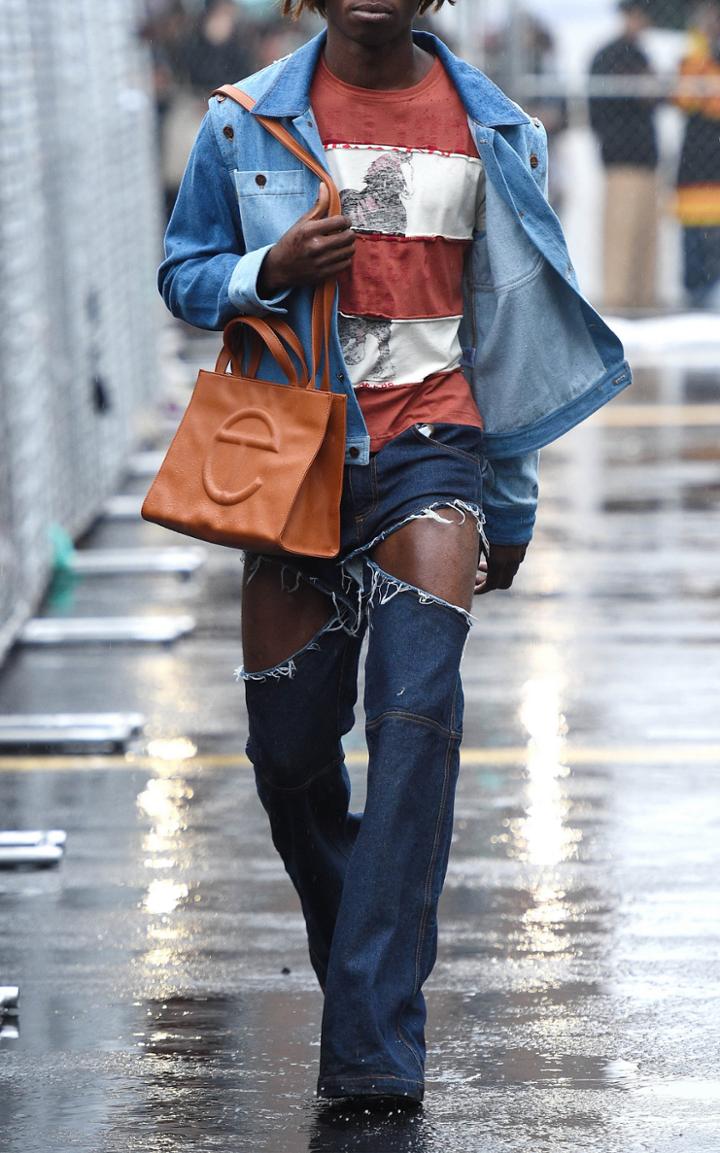 Telfar Thigh-hole Boot-cut Jeans