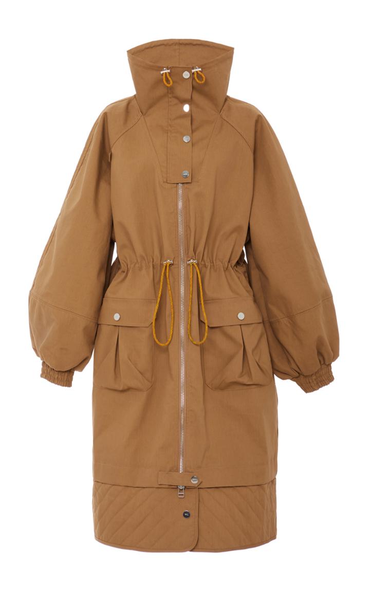Ganni Cotton-blend Canvas Parka
