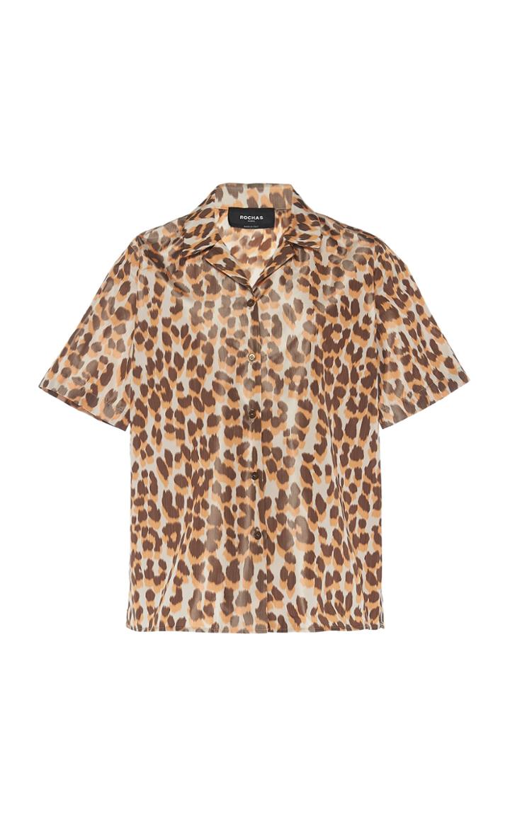 Rochas Omaly Printed Silk Shirt