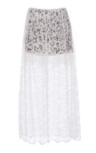 Paco Rabanne Sheer Leopard Maxi Skirt