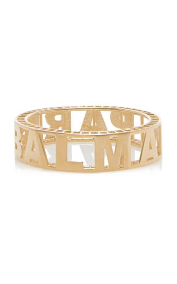 Balmain Gold Signature Bracelet