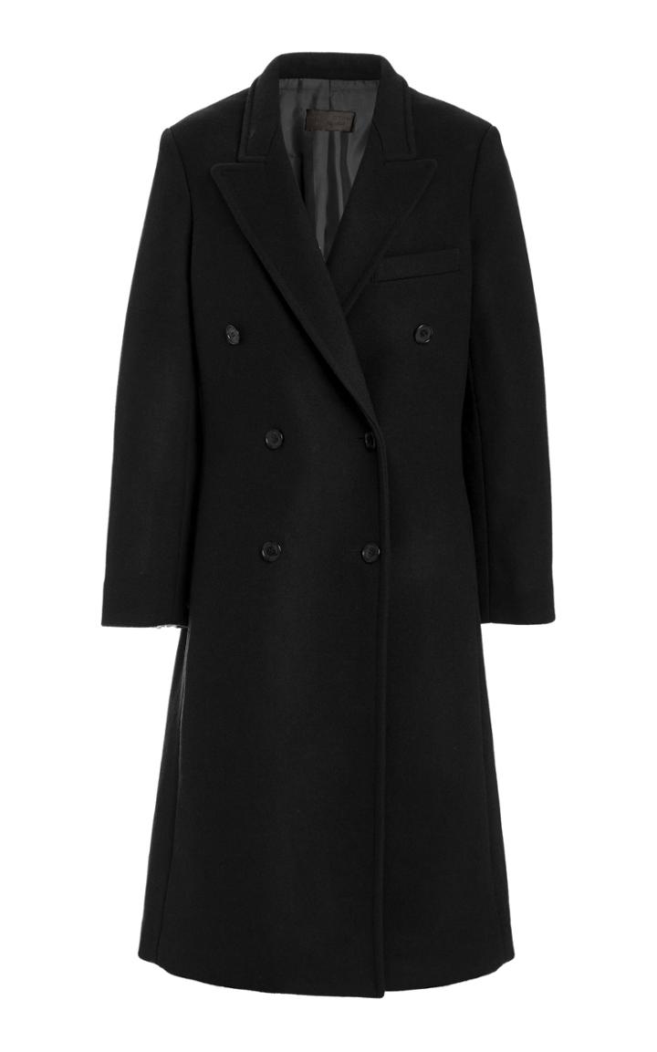 Moda Operandi Nili Lotan Matthew Wool Double-breasted Overcoat