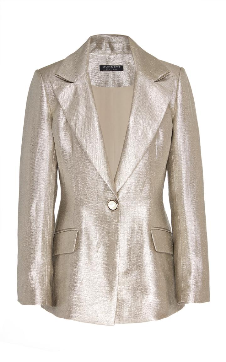 Burnett New York Metallic Blazer
