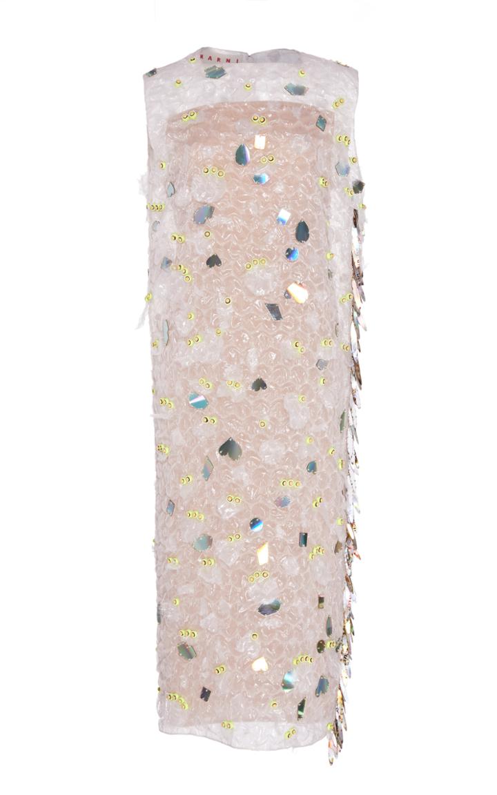 Marni Beaded Sleeveless Dress