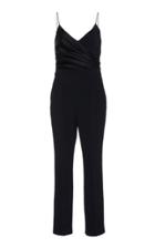 David Koma Ruched Spaghetti Strap Jumpsuit