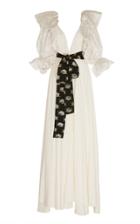 Moda Operandi Leal Daccarett Colomba Satin Belted Gown Size: 2