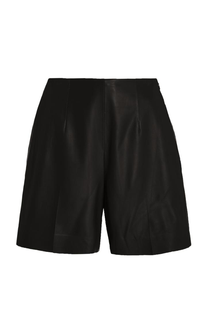 Moda Operandi Vince High-rise Leather Short