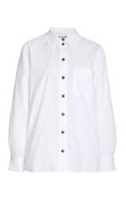 Moda Operandi Ganni Cotton Poplin Shirt