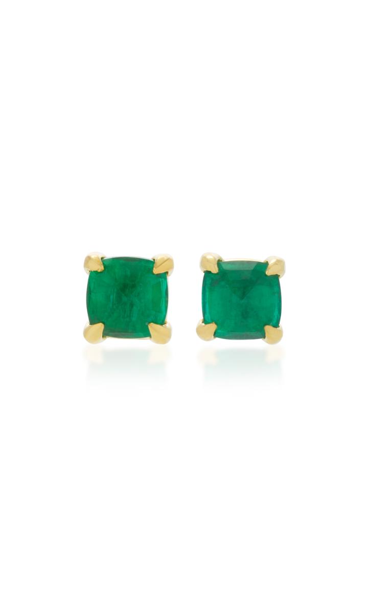 Ila Xenia 14k Gold Emerald Earrings
