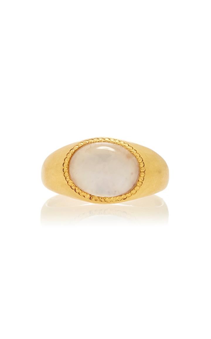 Moda Operandi Prounis Moonstone Roz Ring Size: 3