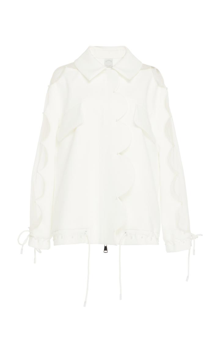 Huishan Zhang Bo Scallop Bomber Jacket