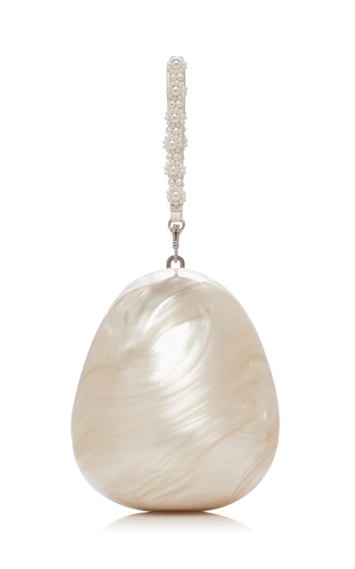 Moda Operandi Simone Rocha Perspex Pearl Acrylic Top Handle Bag