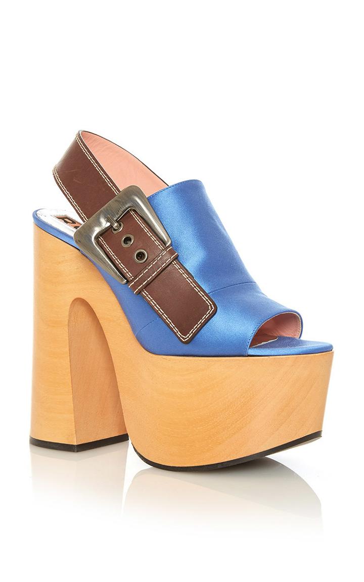 Rochas Platform Slingback Sandal