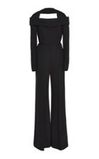 Elie Saab Cut Out Off-shoulder Cady Jumpsuit