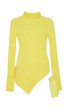 Off-white C/o Virgil Abloh Asymmetric Mock Neck Top