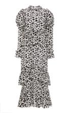 Moda Operandi Macgraw Jardin Silk Chiffon Dress Size: 6