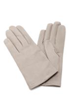 Maison Fabre Grey Floods Leather Gloves