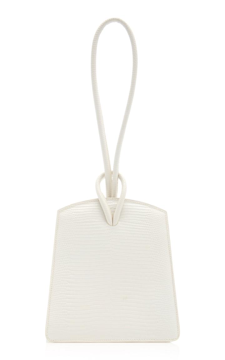 Moda Operandi Little Liffner Loop Lizard-effect Leather Top Handle Bag