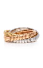 Sidney Garber 18k Multi Gold 9mm Rolling Bracelet