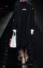 Moda Operandi Versace Single-breasted Wool Coat