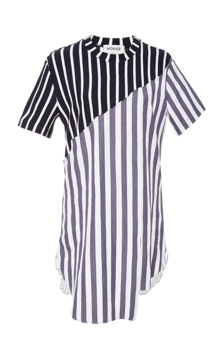 Monse Torn Striped Tee