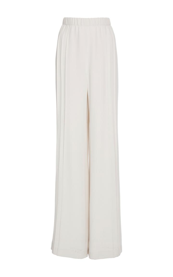 Sally Lapointe Washed Crepe De Chine Track Pant