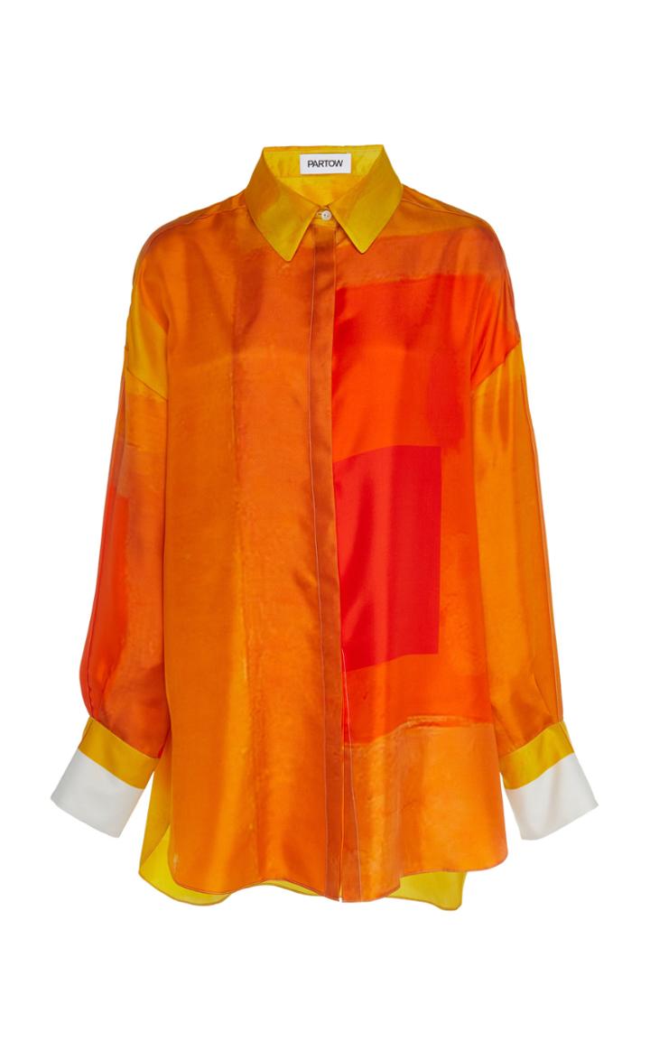 Partow Hugo Silk-twill Shirt