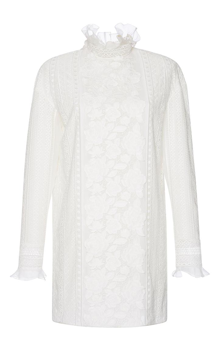 Giambattista Valli Ruffle Collared Mini Dress